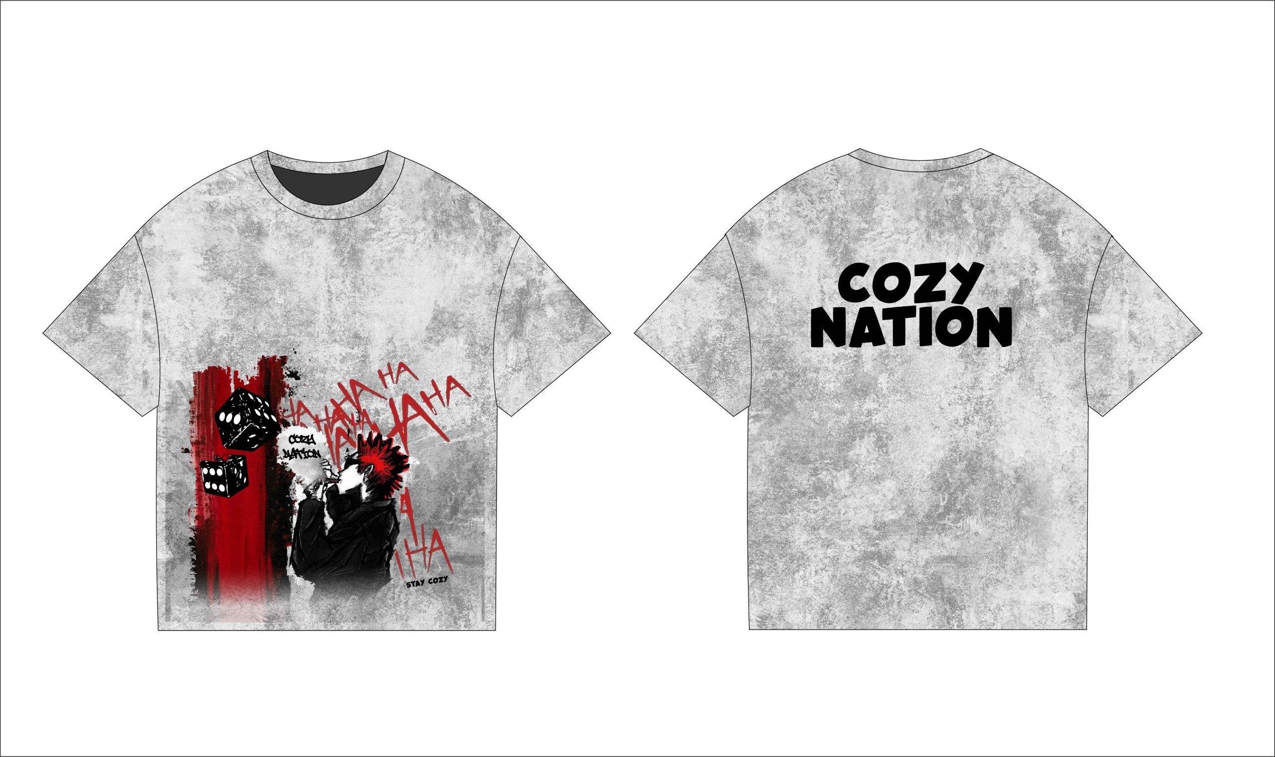 CØZY Acid Wash Tee